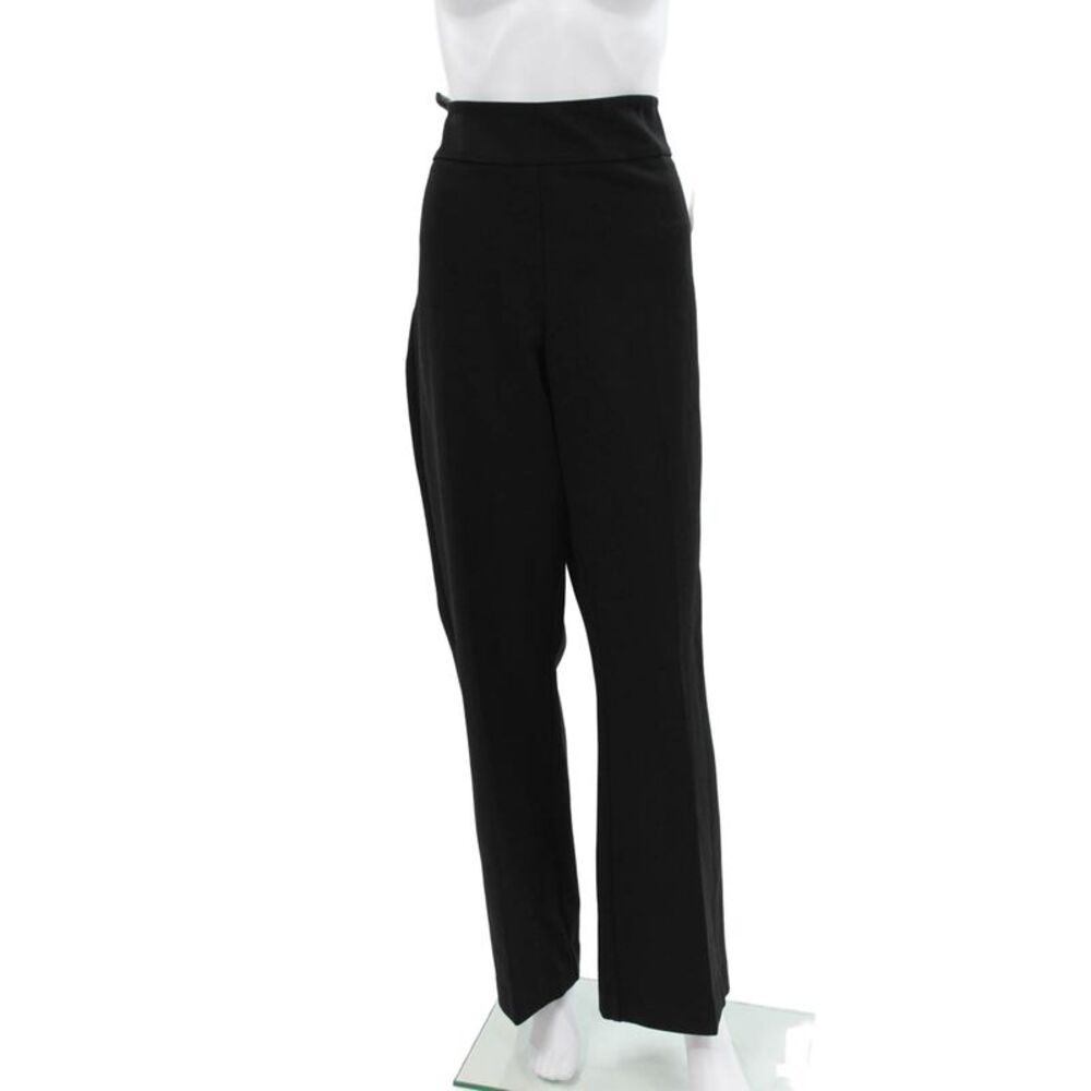 Estelle & Finn Womens Dress Pants Black Rayon Pull On Size 16